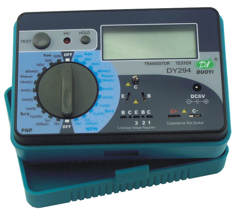 DUOYI DY294 Multifunction Digital Transistor Analyzer Tester Semiconductor Diode Triode Reverse AC DC Voltage Capacitance FET