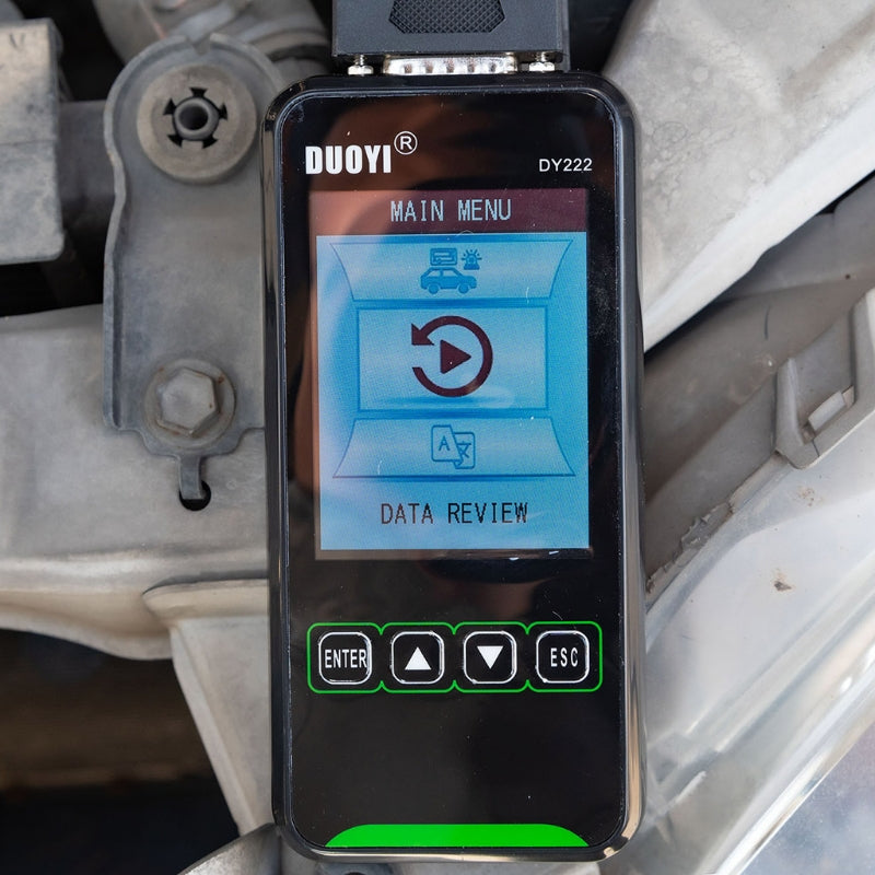 DUOYI DY222 Car Battery Tester 12V 24V Digital Automotive Diagnostic Battery Tester Analyzer 2000CCA Cranking Charging Test Tool