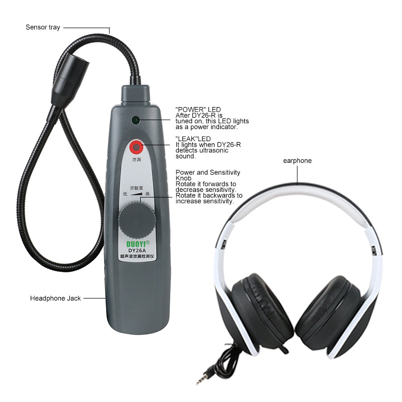 DUOYI Ultrasonic Leak Detector Tool