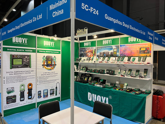 DUOYI Showcases Ground Resistance Testers at Hong Kong Electronics Fair 2025 | Booth 5C-F24