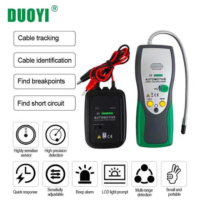 Automotive Open and Short Circuit Tester DC 6-42V Cable Tracker