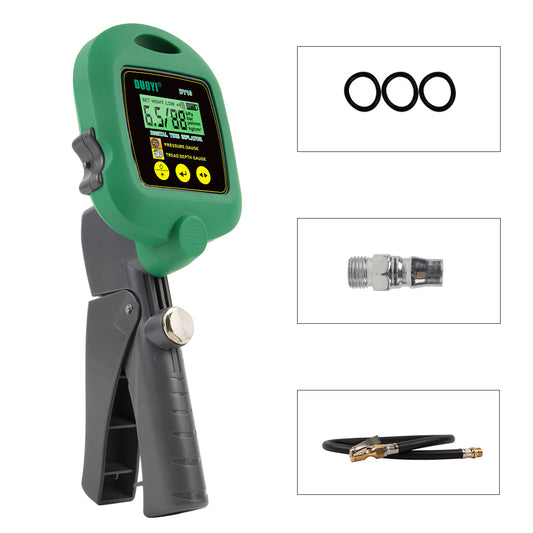 DY19 Digital Tire Inflator With Pressure And Tire Tread Depth Gauge